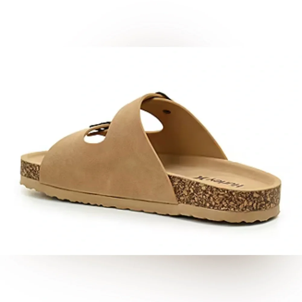 Hurley - Jameer Little Kid Unisex Footbed Sandals - Tan Size 13 NWT